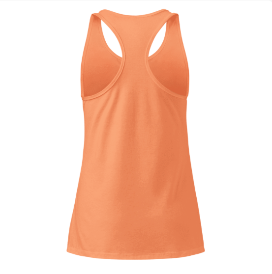 Orange Tank Top Back